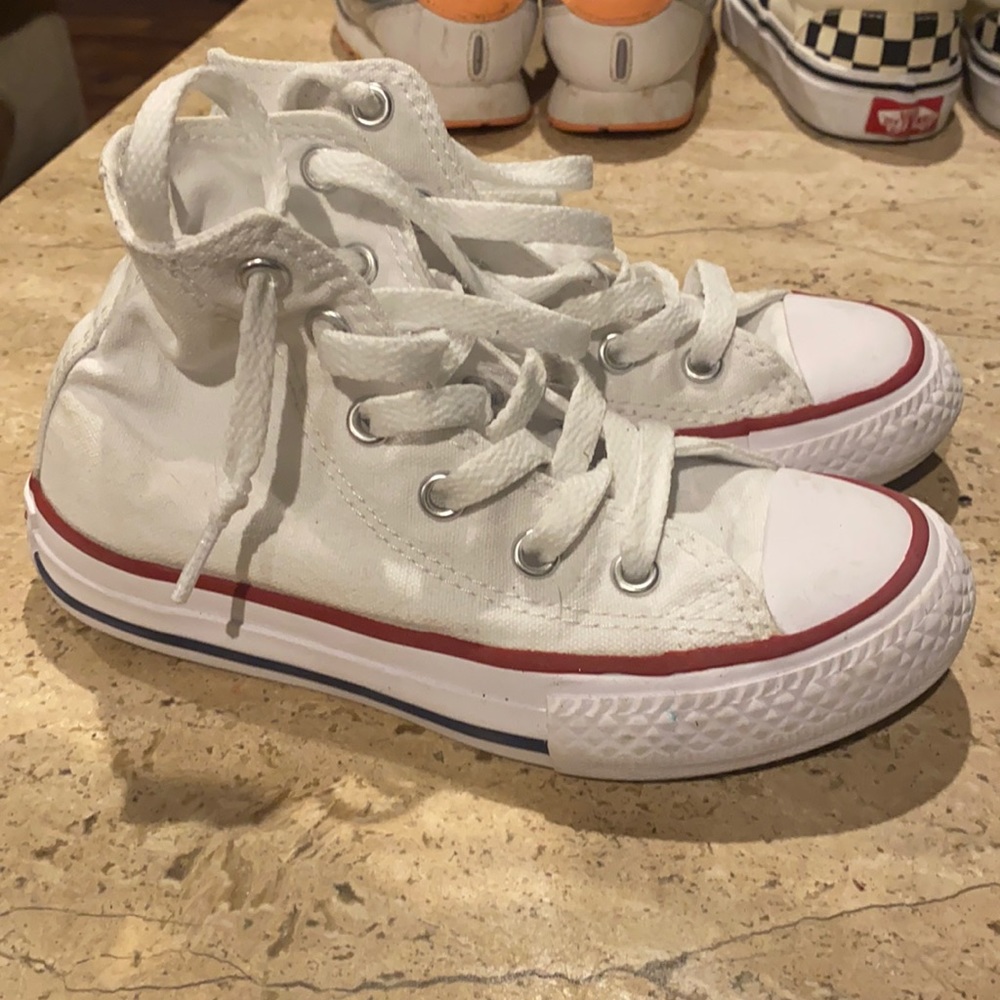 White high top chucks